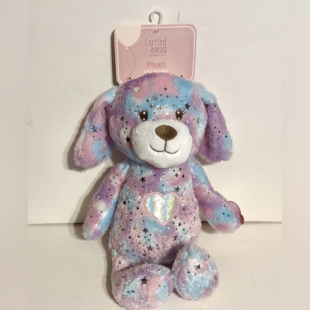 Carried Away by Stepping Stones Starry Sparkly Plush Dog 20” tall
